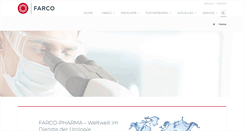 Desktop Screenshot of farco-pharma.de